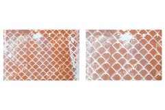 A set of 2 images.Ttexture of the reverse side of the tiles Product Image 1