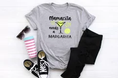 Mamacita needs a Margarita SVG alcohol funny quote. Product Image 2