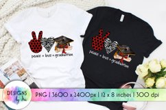 Graduation 2021 Sublimation | Peace Love Graduation Product Image 1