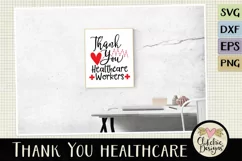Thank You Healthcare Workers SVG - Healthcare Heroes Product Image 4