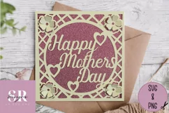 3D Floral Mother’s Day card | Paper cutting | Mother’s Day Product Image 1