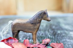 Wooden toys close up. Horse. Product Image 1