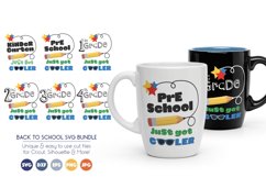 Back to School SVG Cut Files - School Just Got Cooler Product Image 1