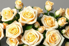 Yellow White Rose Background Product Image 1