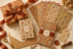 Seasonal Damask Papers &amp; Patterns 5 Product Image 3