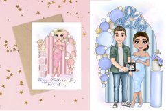 Baby Shower Character Mega Bundle and Backgrounds PNG Product Image 11