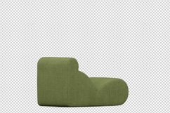Isometric Arm Chair 3D isolated render Product Image 1