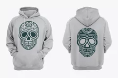 Skull svg. Sugar skulls svg cut files for Cricut. Silhouette Product Image 2