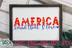 America Land That I Love - 4th of July SVG Product Image 2