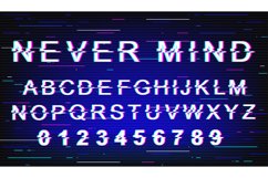 Never mind font template Product Image 1