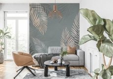 Wall mockup - Wallpaper mockup - Living room Product Image 9
