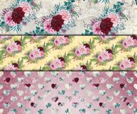 Watercolor floral digital papers Product Image 4