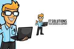 IT Service Logo Template Product Image 1