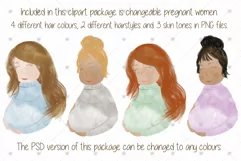 Mum And Baby, Watercolour, Pregnancy, Baby, Child, Mother, Product Image 5