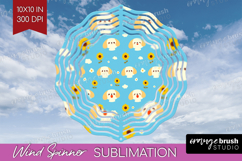 Dachshund Dog Wind Spinner Sublimation PNG Cute Chibi Puppy Product Image 1