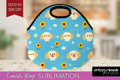 Dachshund Dog Lunch Bag Cute Chibi Puppy Lunch Bug PNG Product Image 1