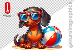 Dachshund dog Clipart - PNG File Product Image 1