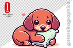 Dachshund dog Clipart - PNG File Product Image 1