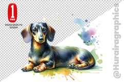 Dachshund dog Clipart - PNG File Product Image 1
