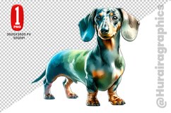 Dachshund dog Clipart - PNG File Product Image 1