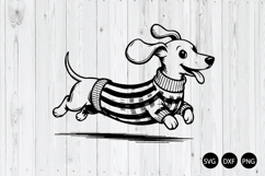 Dachshund SVG, Funny Dachshund Wiener, Sausage Dog SVG Product Image 1