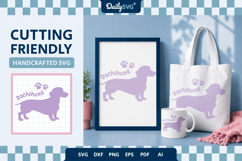 Dog Breed Silhouette Dachshund SVG Product Image 2