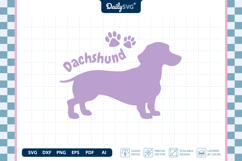 Dog Breed Silhouette Dachshund SVG Product Image 3