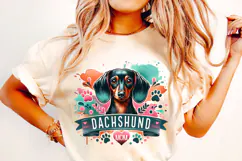 Dachshund Mom Png, Dachshund Sublimation, Dog Mom, Dog Lover Product Image 1