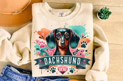 Dachshund Mom Png, Dachshund Sublimation, Dog Mom, Dog Lover Product Image 3