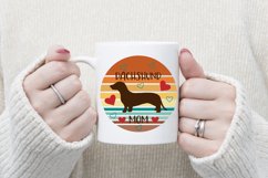 Dachshund mom sublimation design, dog mom design PNG, dachshund  PNG.