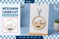 My Dog Keychain SVG Product Image 1