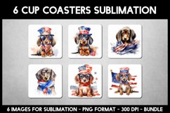 Patriotic Animals Cup Coasters I Patriotic Cup Coasters Product Image 9