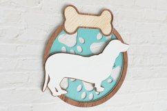 Layered Dachsund Laser Cut File| Dog SVG Product Image 4