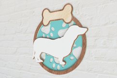 Layered Dachsund Laser Cut File| Dog SVG Product Image 3