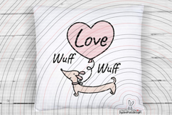 Dachshund heart Cutting file SVG DXF Product Image 2