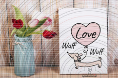 Dachshund heart Cutting file SVG DXF Product Image 5