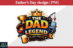 Dad Legend Sublimation Fathers day tshirt, daddy king Product Image 1