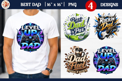 Best Dad Sublimation Design | Fathers Day Sublimation Product Image 1