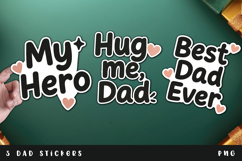 Fathers Day stickers | Cute stickers for Dad Product Image 1