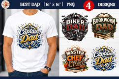 Best Dad Sublimation Design Bundle| Fathers Day Sublimation Product Image 5