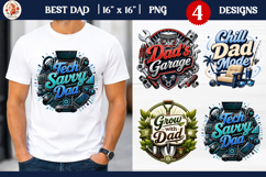Best Dad Sublimation Design | Fathers Day Sublimation Product Image 1