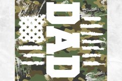 Camo Tumbler Wrap Design For Fathers Day, 20oz Skinny Design Product Image 2