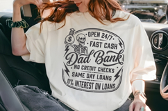 Dad Bank No Credit Checks SVG, Funny Money Dad SVG Product Image 6