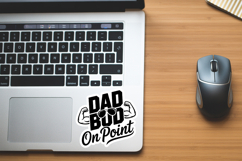 Dad Bod On Point Sticker SVG File | Dad Sticker SVG Product Image 2