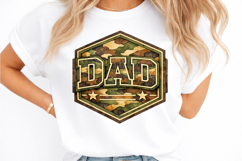 Dad Camo Badge Father Day PNG Product Image 2