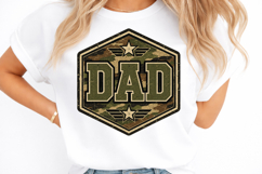 Dad Camo Badge Father Day PNG Product Image 2