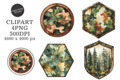 Dad Camo Badge Father Day Png Product Image 1