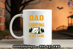  Dad Camping PNG Bold Outdoor Adventure Quote