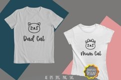 Cat Mom - Cat Dad SVG Product Image 1