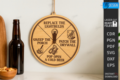 Dad Chore Wheel Laser Cut Bundle | Chore and Beer Reward Product Image 10